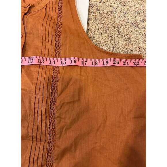 A.N.A button down sleeveless top lightweight women's top Ladies size PXL - Picture 5 of 6